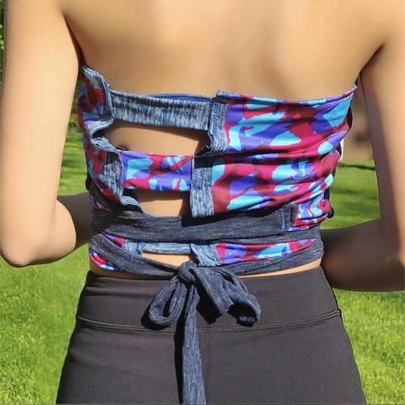 Handmade Colorful wrapped tube top! - Picture 3 of 3